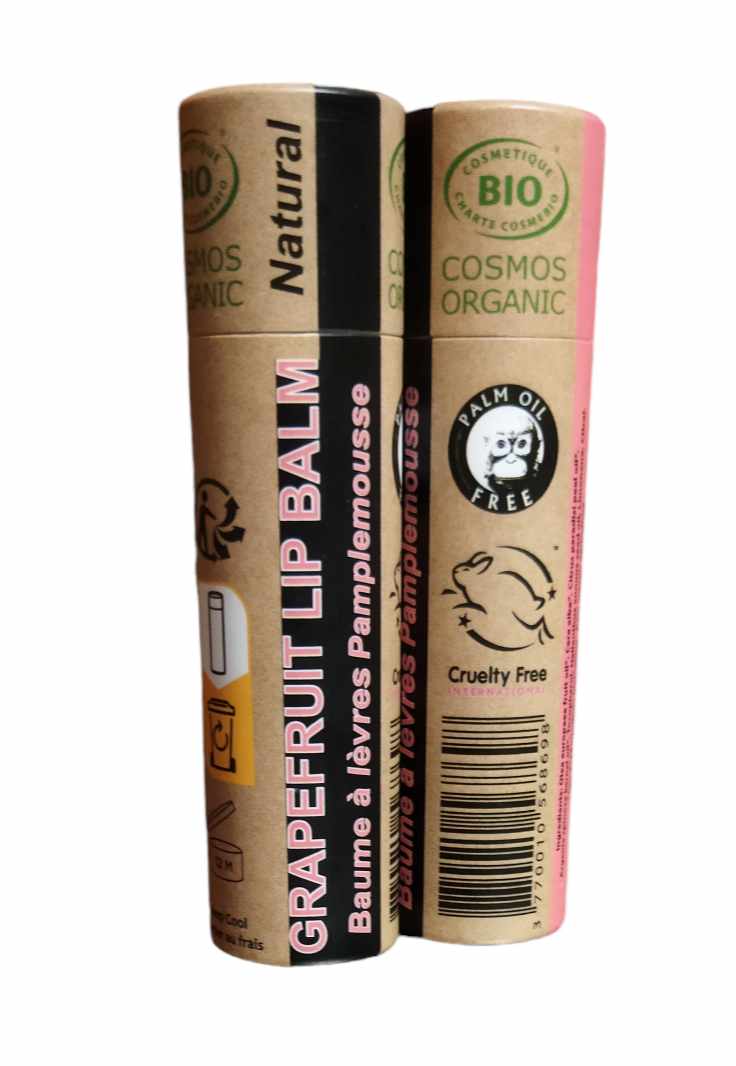 Organski balzam za usne sa arganovim uljem 15ml Pink Grapefruit