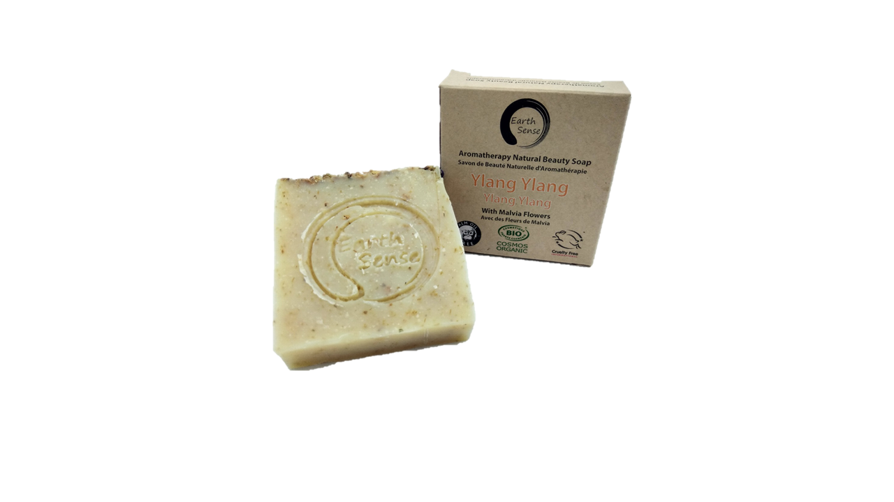 Earth Sense Organics - Organski sapun s ylang ylangom i plavim cvjetovima 90g