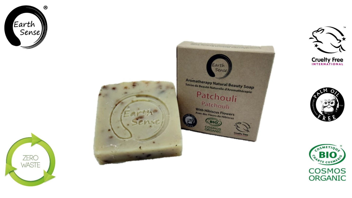 Organski čvrsti sapun - Patchouli i Hibiscus cvijet 90g