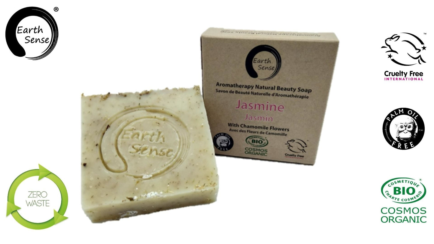 Earth Sense Organics – Organski sapun s jasminom i kamilicom 90g