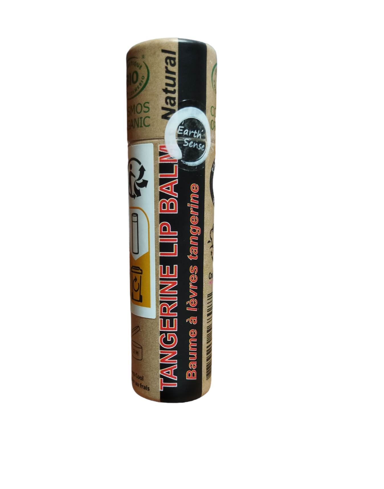 Organski balzam za usne sa arganovim uljem 15 ml Mandarina
